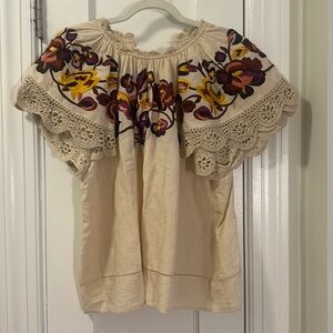 Ulla Johnson Embroidered Blouse